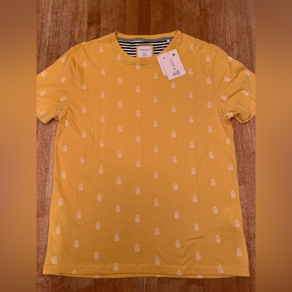 Denim & Flower Mustard Pineapple Tee